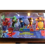 PJ Masks Power of Mystery Mountain Collectible Figure 5-Piece Set - NEW  - £14.95 GBP