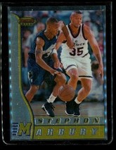 1996-97 Topps Bowmans Chrome Basketball Card R2 Stephon Marbury Timberwolves - £3.80 GBP