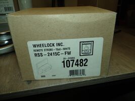 WHEELOCK REMOTE STROBE RSS-2415C-FW WHITE BRAND NEW - $39.99