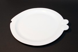 L API D Israel White Glazed Stoneware Mid Century Modern Fish Serving Platter Rare - £32.64 GBP