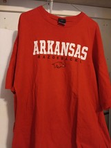 University Arkansas Razorbacks Uncommon Crew Neck T Shirt size 2XL Football NCAA - £19.65 GBP