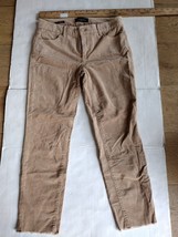 Talbots Flawless 5 Pocket Beige Slim Ankle Frayed Hem Corduroy Jean Size... - €14,61 EUR