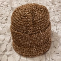 NEW Women&#39;s Knit Hat Beret Visor Beanie Cap Soft Warm Winter Nude Tan Brown - £14.94 GBP