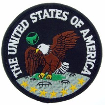 USA Eagle Landing on Moon Patch 3&quot; - £6.90 GBP