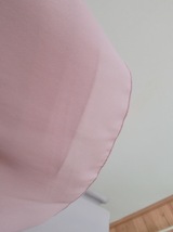 Pink V-Neck Sleeveless Chiffon Tops Outfit Summer Women Chiffon Tops Blouse image 4
