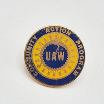 Uaw United Auto Lavoratori Pin Community Azione Programma Vintage - £19.10 GBP