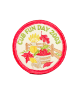 Boy Cub FUN DAY 2003 Patches Crest Badges SCOUT GUIDE Round Night - £2.29 GBP