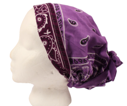 Medical-Surgical Scrub Cap Women Long Hair Tie On Hand Made Reversible P... - $320.21 MXN