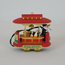 Hallmark Christmas Ornament Magic Kringle Santa Trolley 1994 Tested Original Box - £11.59 GBP