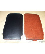 1x Brown 1x Black Pouch Slip Case for HP 10c 11c HP 12c 12CP 15c &amp; HP 16... - $19.35