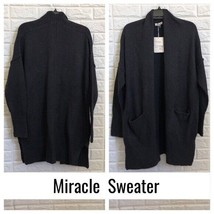 NWT Miracle Sweater oversized charcoal cardigan M-L Fits Medium / large - £24.21 GBP