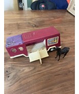 Vintage Buddy L Horse Trailer Only Damage To The Top Includes Horse Made... - £6.61 GBP