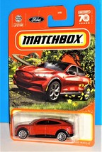 Matchbox 2023 MBX Highway Series No Number 2021 Ford Mustang Mach-E Mtflk Red - £2.33 GBP