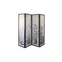 4-Panel Room Divider - Floral - $170.88