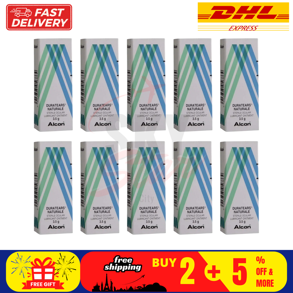 10 X 3.5g ALCON DURATEARS Ointment LUBRICANT OINTMENT - DHL EXPRESS SHIP... - $91.97