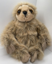 Miyoni by Aurora Plush Sloth Brown 12&quot; Stuffed Animal - £5.34 GBP