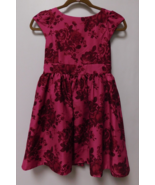 Baker by Ted Baker Fuchsia Pink Floral Dress  Girls Size 10 - £31.27 GBP