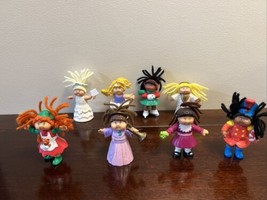 Cabbage Patch Kids CPK Mini Doll Figures Lot Of 8 PVC 1992-1994 Figures - $14.84
