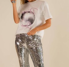 Care Tucker Marlie Disco Queens Short Sleeve Tee White - $54.00