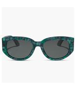 DIFF Drew 54mm Polarized Oval Sunglasses, 100% UV Protection, Green/Blac... - $1,271.56 MXN
