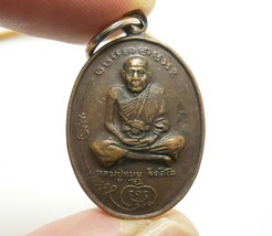 LP MOON AMULET HANUMAN COIN BLESSED THAI SRISAKET MIRACLE LUCKY WEALTH S... - £48.76 GBP