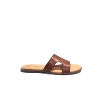 Time and Tru Womens H-Band Brown Open Toe Slip On Sandals, Size 7.5 NWT - £11.15 GBP