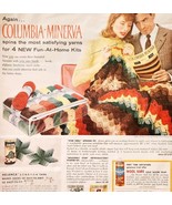 1957 Columbia Minerva Yarn Advertisement Crafts McCall&#39;s Needlework Sewi... - $459.19 MXN
