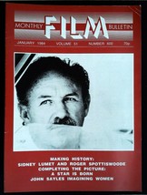 BFI Monthly Film Bulletin Magazine January 1984 mbox1361 - No.600 Star Is Born - £4.92 GBP