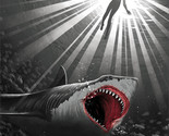 Jaws Sam Mayle Movie Film Grey Variant B&amp;W Poster Giclee Print Art 24x36... - £78.21 GBP