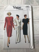 Vintage Vogue Patterns Size 12-14-16 9489 Misses&#39; Dress Various Lengths - £8.90 GBP