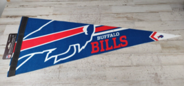 Wincraft NFL Buffalo Bills Premium Quality Pennant Flag Felt Football 29.5&quot; - £6.50 GBP