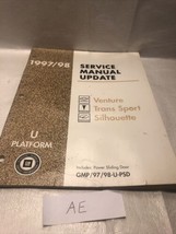 1997 1998 Chevrolet Service Manual Update U Platform Venture Trans Sport - £3.96 GBP