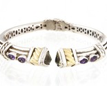 6.75&quot; Women&#39;s Bracelet .925 Silver and Gold 395903 - £263.80 GBP