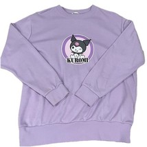 Japan LA Sanrio Kuromi Circle Sweat Shirt Purple m/l- New With Tags - Cu... - $35.28