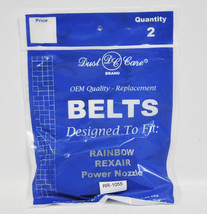 Dust Care Rainbow Rexair Power Nozzle Replacement Belts - £4.15 GBP
