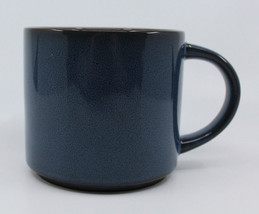 Starbucks 2014 Coffee Tea Mug Cup Dark Blue Brown Logo 14oz 414 ml Collectible - £24.19 GBP