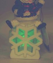 Team Sports America Auburn University Snowman Snowflake LED Christmas Ornament image 6
