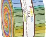 Jelly Roll Kona Cotton Solids New Dusty Palette Fabric Roll-Ups Precuts ... - $29.97