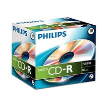 Philips Audio CDR-80 10pk Jewel Case  - £31.94 GBP