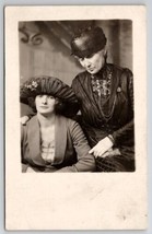 RPPC Fabulous Victorian Mother &amp; Edwardian Daughter Affectionate Postcard M25 - £15.99 GBP
