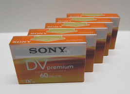 5 Sony VX1000 TR4 DVC MiniDV digital video tape for VX700 VX2100 VX2000 ... - £86.27 GBP