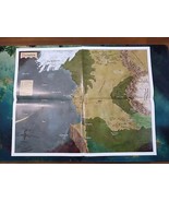 Frog God Games The Blight RPG Between RPG Map 23&quot; X 18&quot; - $332.26 MXN