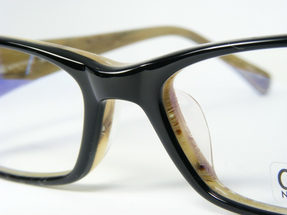 NEW O&X NEW YORK OP-50 121 BLACK /BEIGE /OTHER EYEGLASSES GLASSES 53-16-136mm Item image 7