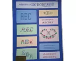 "Alphabets and Monograms, Book 6" by Harriette Tew - $8.00