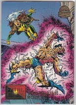 N) 1994 Marvel Universe Comics Card Fatal Attractions Wolverine Rogue #12 - £1.57 GBP