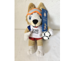 2018 Fifa World Cup Russia Zabivaka Fox Plush Stuffed Animal Mascot - £38.56 GBP