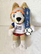2018 Fifa World Cup Russia Zabivaka Fox Plush Stuffed Animal Mascot - £39.47 GBP