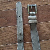 Vintage Levi Belt - Leather Khaki Color - Size 30 - £10.92 GBP