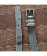 Vintage Levi Belt - Leather Khaki Color - Size 30 - £10.51 GBP