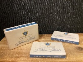 Vintage HILTONS HOTELS Vintage 1950s Bar Soaps Mini Hand Travel Soaps Lo... - $6.89